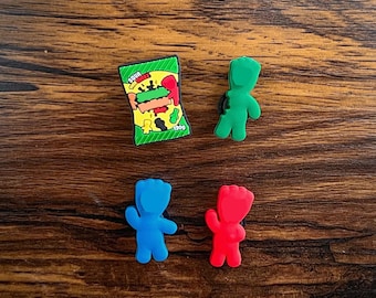 Adornos de zuecos con caramelos ácidos - Gomitas dulces con forma de zapatos - Set disponible para niños y adultos