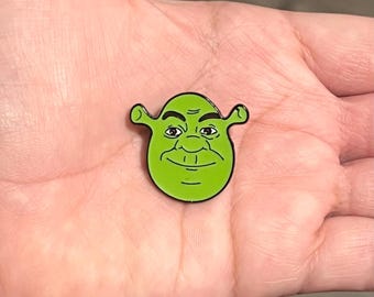 PREVENTA Pin esmaltado de Shrek - Pin metálico del ogro de la película de Disney