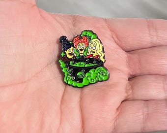 Bobs Burger Halloween Edition Enamel Pin - Funny TV Show Witches Belcher Siblings Metal Pin