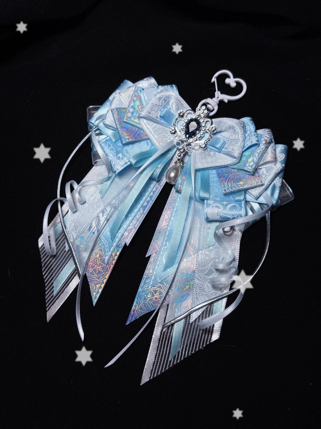 Handmade Gothic Ribbon Badges，ribbon Rosette,theme Anime,ita Bag ...