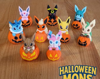 Figuras de Halloween impresas en 3D: Monstruos de anime espeluznantes