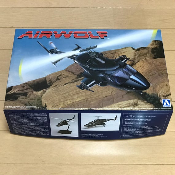 AIRWOLF ~plastic Model Kit (1:48 Scale) Clear Body Ver.~ AW-01