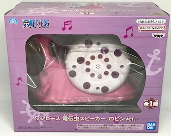 ONE PIECE ~ Den Den Mushi (Transponder Snail) SPEAKER ~ &quot;Robin Ver.&quot; Original Item from Japan *New*