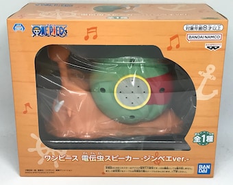 ONE PIECE ~ Den Den Mushi (Transponder Snail) SPEAKER ~ &quot;Jinbe Ver.&quot; Original Item from Japan *New*
