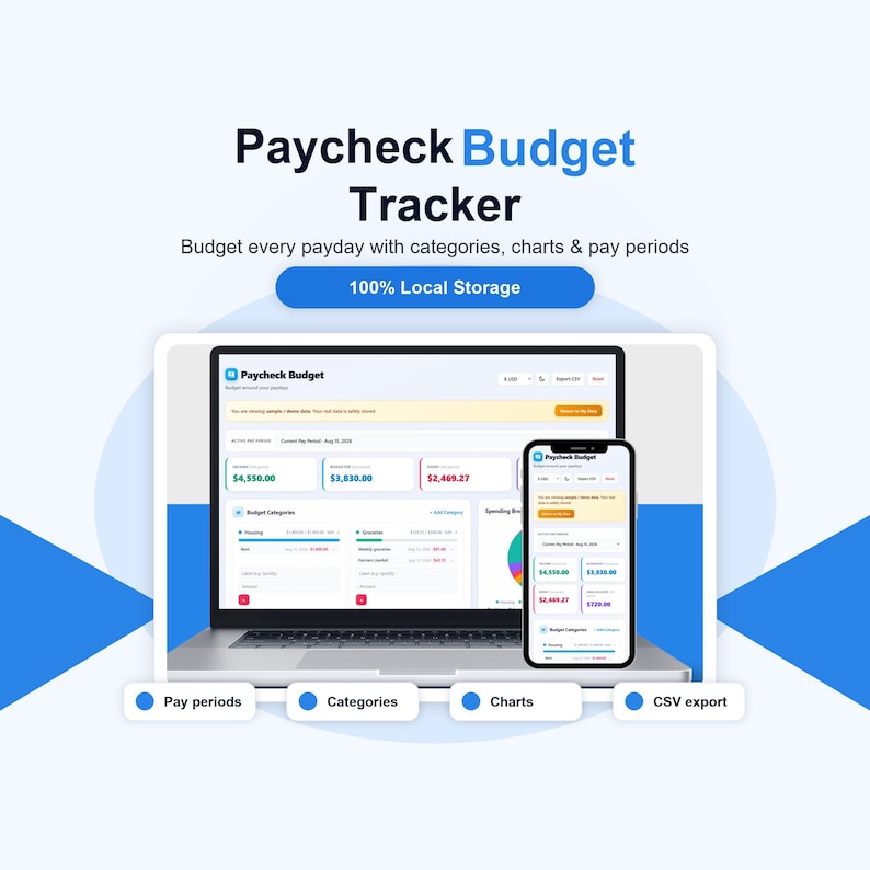 Paycheck Budget Tracker