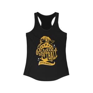 SBL Pirates Tank Top, Sports Racerback Shirt, Gift Idea, Pirates Team Fan Apparel, Athletic Tank
