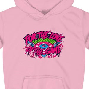 Love of the game Youth Baseball Hoodie for Kids, Baseball Sweatshirt, Baseball Gift, Sports Fan Kid Pullover, Baseball Lover