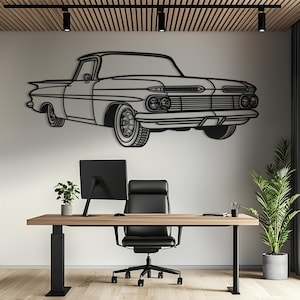 Metal Car Wall Art, Car Wall Art, Metal Wall Art, Metal Wall Decor, Car Guy Gift, Car Accessories, Car Accessories For Men, Car Gift For Him