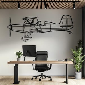 Starduster too  Metal Aircraft Wall Art, Airplane Wall Art, Aviation Decor, Metal Wall Art, Airplane Gift, Pilot Gift, Aviation Gift