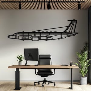 RC-135 Metal Aircraft Wall Art, Airplane Wall Art, Aviation Decor, Metal Wall Art, Airplane Gift, Pilot Gift, Aviation Gift, RC-135 Gift