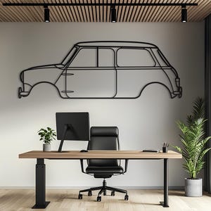 Metal Car Wall Art, Car Wall Art, Metal Wall Art, Metal Wall Decor, Car Guy Gift, Car Accessories, Car Accessories For Men, Car Gift For Him