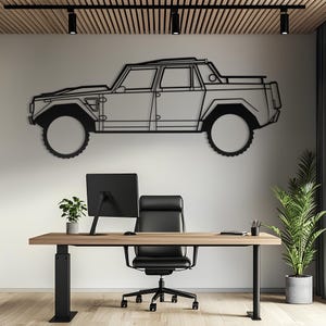 Metallauto Wandkunst, Auto Wandkunst, Metall Wandkunst, Metall Wanddekor, Auto Kerl Geschenk, Autozubehör, Autozubehör für Männer, Auto Geschenk für ihn
