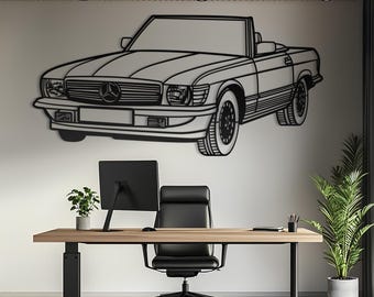 Metal Car Wall Art, Car Wall Art, Metal Wall Art, Metal Wall Decor, Car Guy Gift, Car Accessories, Car Accessories For Men, Car Gift For Him