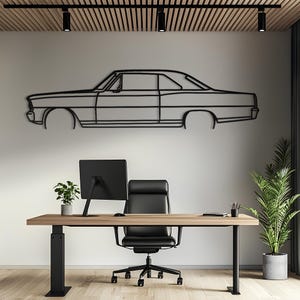 Metal Car Wall Art, Car Wall Art, Metal Wall Art, Metal Wall Decor, Car Guy Gift, Car Accessories, Car Accessories For Men, Car Gift For Him