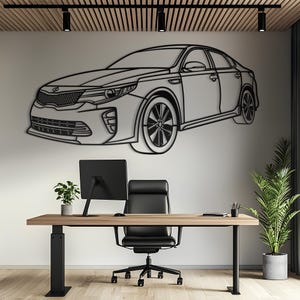 Metal Car Wall Art, Car Wall Art, Metal Wall Art, Metal Wall Decor, Car Guy Gift, Car Accessories, Car Accessories For Men, Car Gift For Him