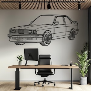Metal Car Wall Art, Car Wall Art, Metal Wall Art, Metal Wall Decor, Car Guy Gift, Car Accessories, Car Accessories For Men, Car Gift For Him