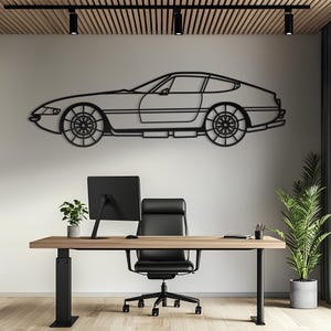 Metal Car Wall Art, Car Wall Art, Metal Wall Art, Metal Wall Decor, Car Guy Gift, Car Accessories, Car Accessories For Men, Car Gift For Him