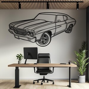 Metal Car Wall Art, Car Wall Art, Metal Wall Art, Metal Wall Decor, Car Guy Gift, Car Accessories, Car Accessories For Men, Car Gift For Him