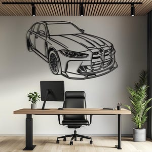 Metal Car Wall Art, Car Wall Art, Metal Wall Art, Metal Wall Decor, Car Guy Gift, Car Accessories, Car Accessories For Men, Car Gift For Him