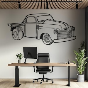 Metal Car Wall Art, Car Wall Art, Metal Wall Art, Metal Wall Decor, Car Guy Gift, Car Accessories, Car Accessories For Men, Car Gift For Him
