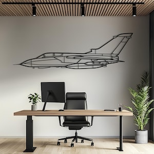 Tornado Metal Aircraft Wall Art, Airplane Wall Art, Aviation Decor, Metal Wall Art, Airplane Gift, Pilot Gift, Aviation Gift, Tornado Gift