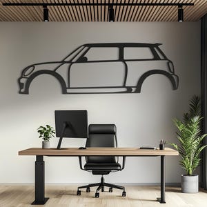 Metal Car Wall Art, Car Wall Art, Metal Wall Art, Metal Wall Decor, Car Guy Gift, Car Accessories, Car Accessories For Men, Car Gift For Him