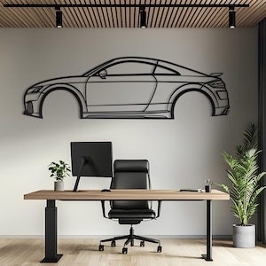 Metal Car Wall Art, Car Wall Art, Metal Wall Art, Metal Wall Decor, Car Guy Gift, Car Accessories, Car Accessories For Men, Car Gift For Him