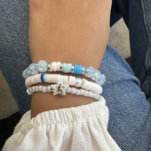 Heishi Bracelets Pack/ Bracelet Preppy/Clay Bead Bracelets/Gift/Bracelet