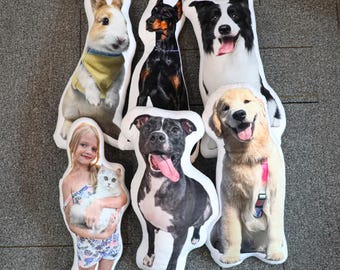 Personalized pet cushion, custom pet pillow with super clear printing, perfect for his/her birthday, gift for deceased pet, shipped from UK