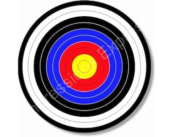 Archery Target Round Mousepad