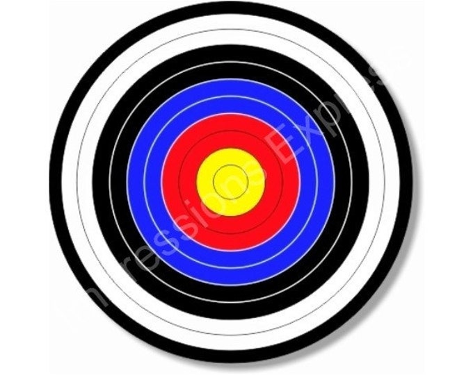 Archery Target Round Mousepad