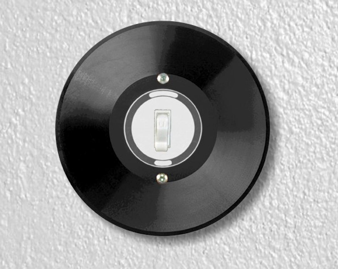 Vinyl Record Precision Laser Cut Toggle and Decora Rocker Round Light ...