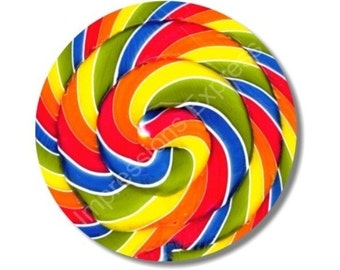 Giant Lollipop Round Mousepad