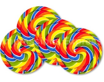 Giant Lollipop Coasters - Set of 4