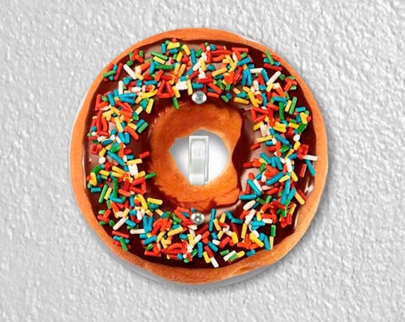 Doughnut Precision Laser Cut Toggle and Decora Rocker Round Light Switch Wall Plate Covers