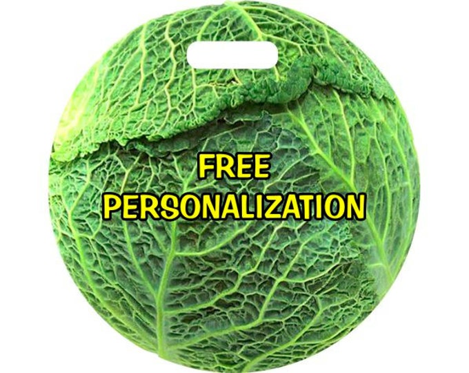 Cabbage Round Personalized Luggage Bag Tag