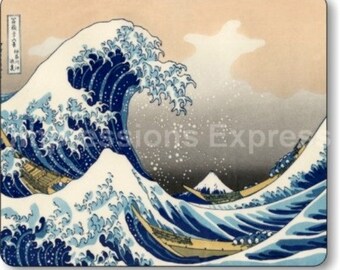 Kanagawa Great Wave Hokusai Painting Mousepad