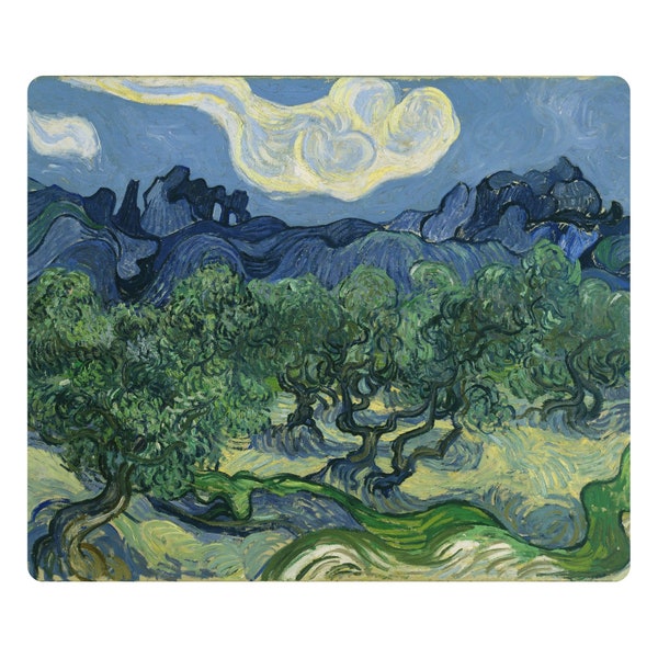 Olive Trees Van Gogh Painting Mousepad
