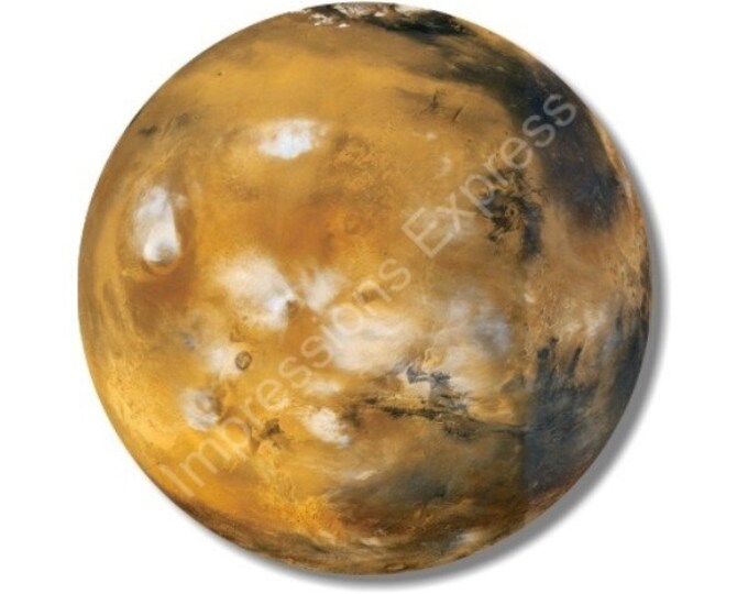 Planet Mars Space Round Mousepad