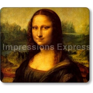 Leonardo Da Vinci Mona Lisa Painting Mousepad