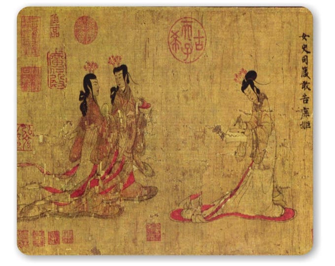 Admonitions Scroll Chinese Painting Mousepad