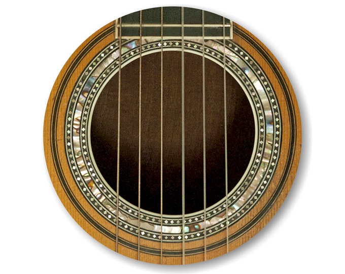 Spanish Guitar Sound Hole Round Mousepad