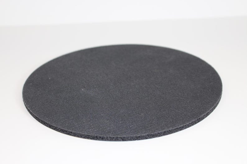 Vintage Retro MCM Avocado Green Telephone Dial 8" Round Mousepad image 2