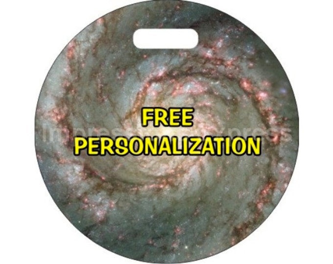 Whirlpool Galaxy Space Round Personalized Luggage Tote Bag ag