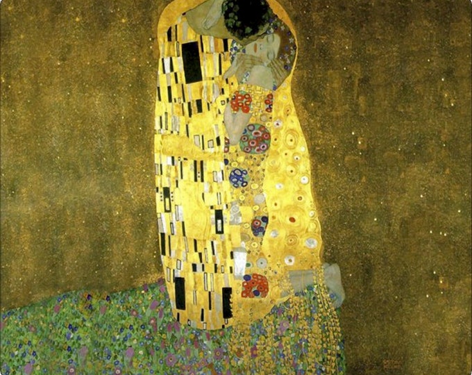 Klimt The Kiss Painting Mousepad