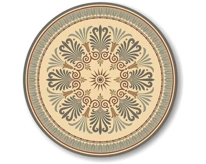 Victorian Ornament Round Mousepad