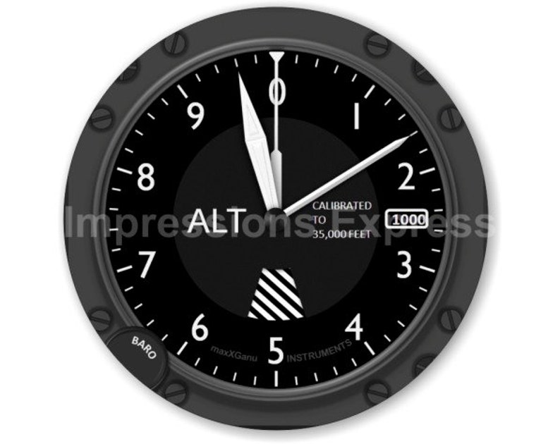 Altimeter Aviation Round Mousepad image 1