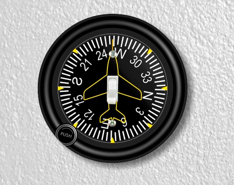 Direction Heading Indicator Aviation Precision Laser Cut Etsy