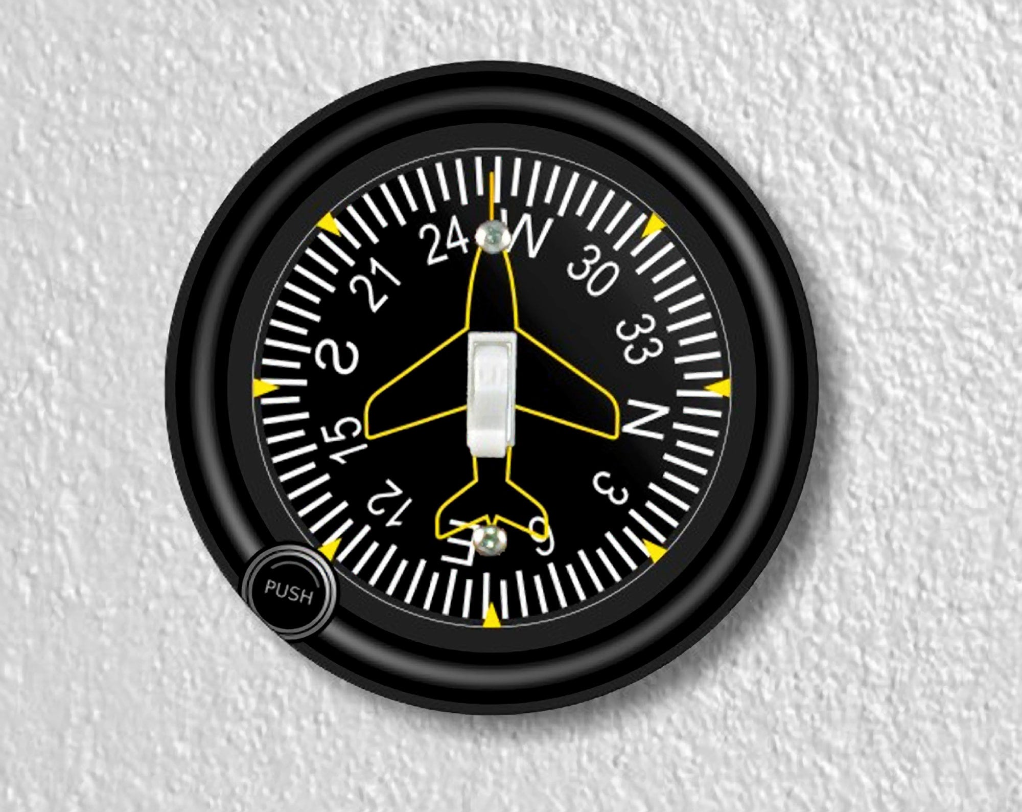 Direction Heading Indicator Aviation Precision Laser Cut Etsy