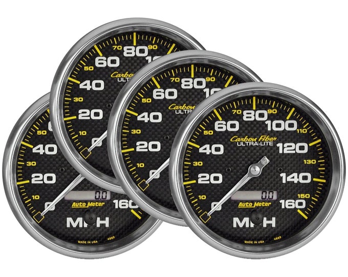 Car Speedometer Coasters - Set of 4